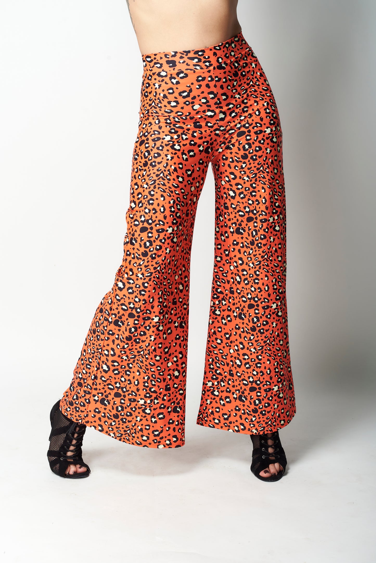 PANTALON FLARE ANIMAL PRINT