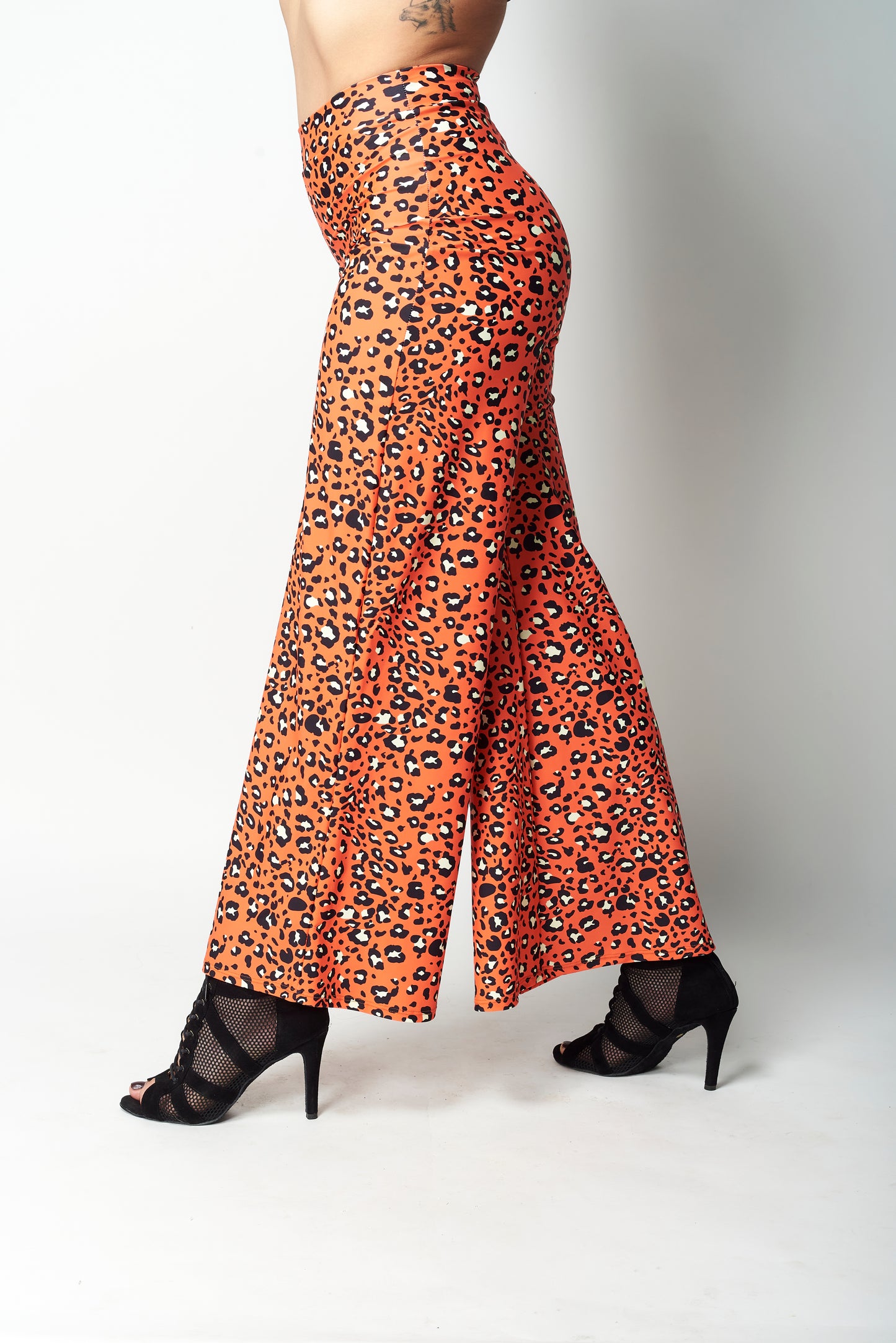PANTALON FLARE ANIMAL PRINT