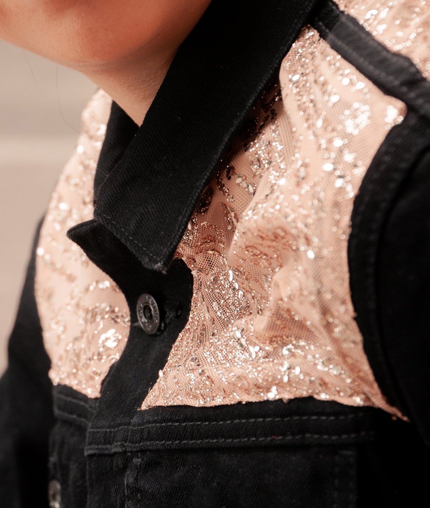 Denim Jacket Gold